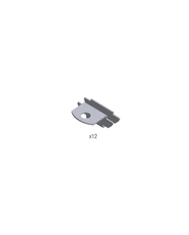 Shelf fixing, U-type, single (12 pcs)