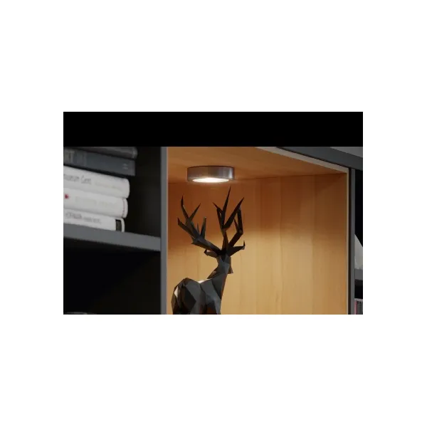 Šviestuvas LED2047, 12V, 3W, šilta balta šviesa 3000K, matinis chromas, Loox5