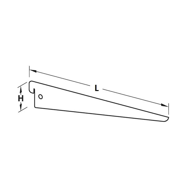 Laikiklis U dvigubas L270mm, 50kg aliuminis