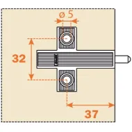 Adapteris prie SMOVE pilkas SALICE