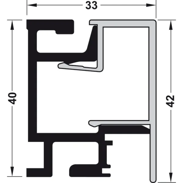 Wall profile, Aluminium railing system