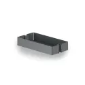 Hook in shelf 1852Y Hyper, for pull out frame 859, W200mm, anthracite