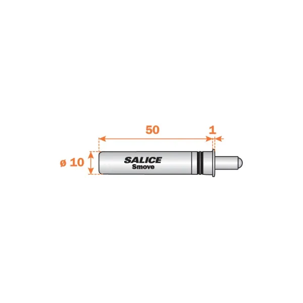 Soft closing mechanism Smove, white