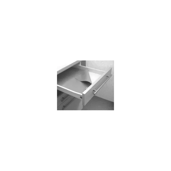 Insert mat, rubber, W480mm white