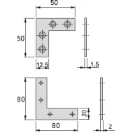 Kampukas 80x80mm