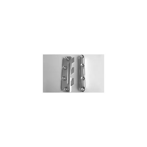Corner connecting element for bed, zinc-plated