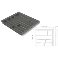 Cutlery tray W600mm white