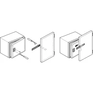 Follower hinge, For connecting the built-in refrigerator door with the pre-mounted furniture door