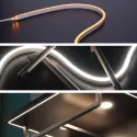 Silicone profile FlexLine, for 8mm LED strip, 10m, white