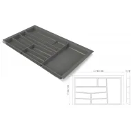 Cutlery tray W900mm white