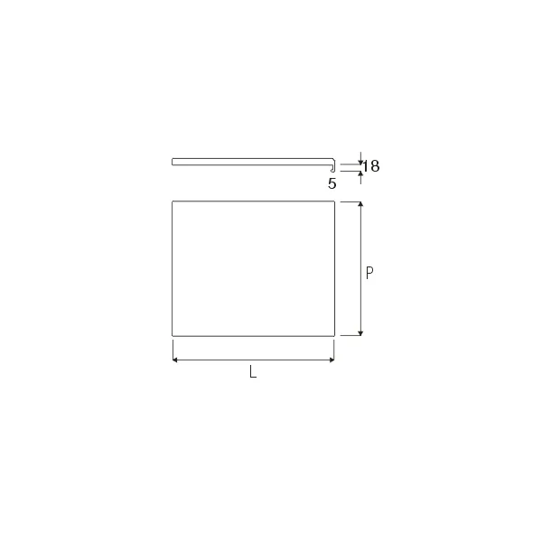 Under-sink W800mm 549x763mm