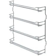 Spice rack, steel chrome plated