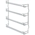 Spice rack, steel chrome plated