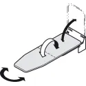 Ironing board, Ironfix, wall installation