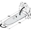 Ironing board, Ironfix, wall installation