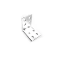 Jungtis kampinė metalinė 30x30x30mm,