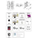 Door hinge ATOMIKA 8000 60kg matt chrome
