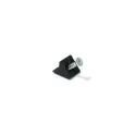 Corner connector, for furniture backside, black