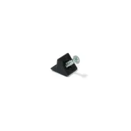Corner connector, for furniture backside, black