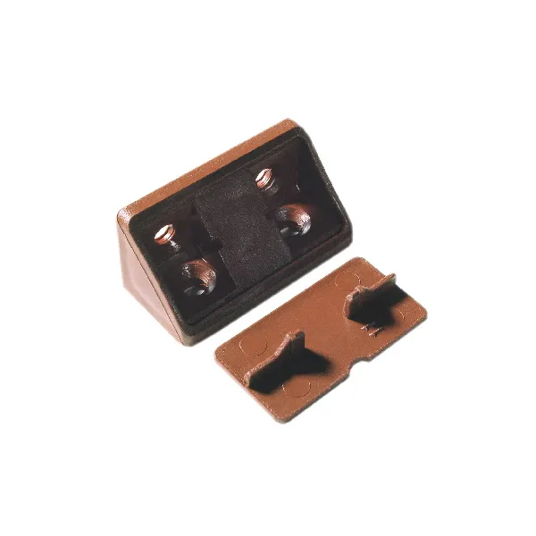 Universal corner connector, double, blunt