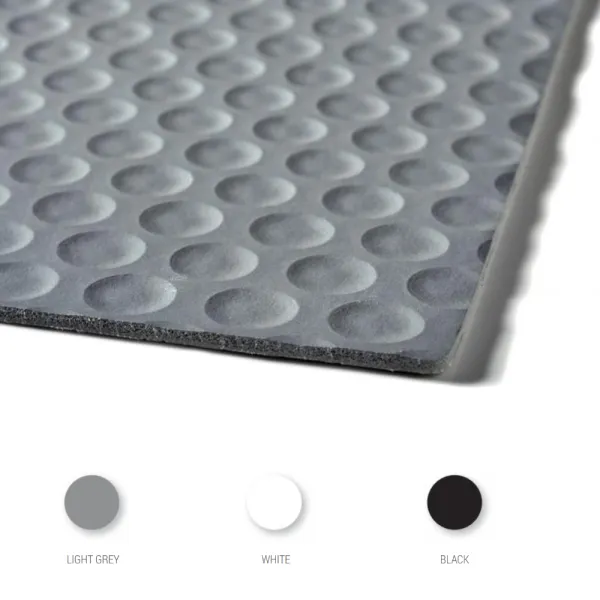 Insert mat, rubber, Water Protection W600mm white