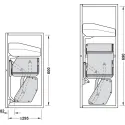 Wall unit lift, Kesseböhmer iMove