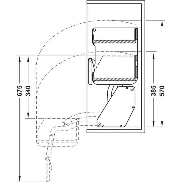 Wall unit lift, Kesseböhmer iMove