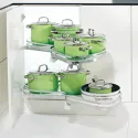 Set of shelves, Kesseböhmer LeMans Corner cabinet half circle carousel fitting