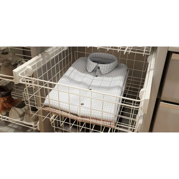 Pull-out drawer/basket W800mm, with soft close, anthracite