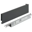 Stalčių šonai Matrix Box Slim A Synchro, H89mm, L300mm, 30kg, švelnaus uždarymo, antracitas