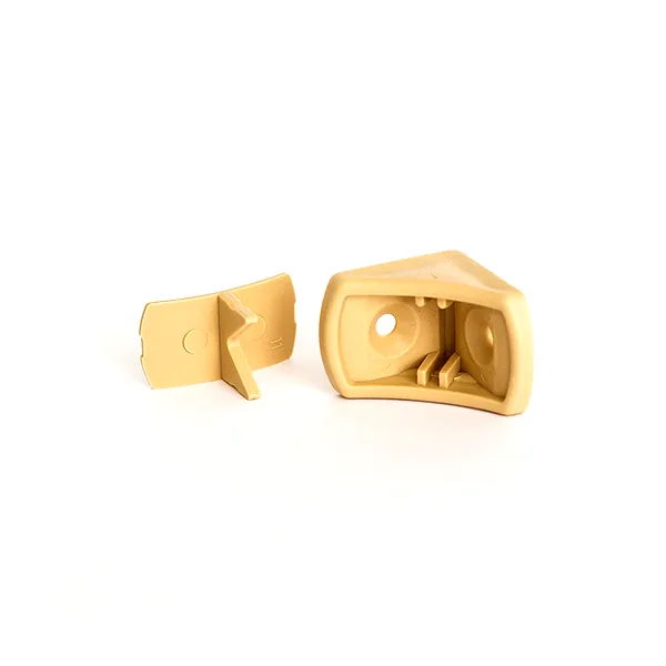 Universal corner connector, single, brown