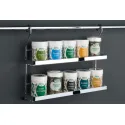Spice rack, Steel railing system