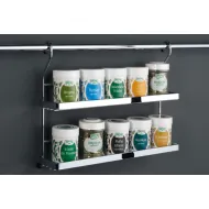 Spice rack, Steel railing system