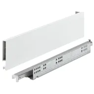 Stalčių šonai Matrix Box Slim A Synchro, H89mm, L300mm, 30kg, švelnaus uždarymo, balta