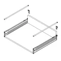 Paaukštinimas šoninis stalčiui METALBOX L550mm, balta
