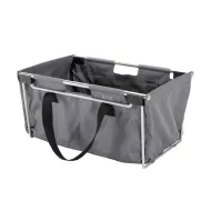 Collector with frame Handy, 440x270mm, H220mm, silver/dark grey