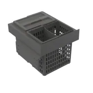 Pull out waste bin Select Side Eco, W400mm, dark grey