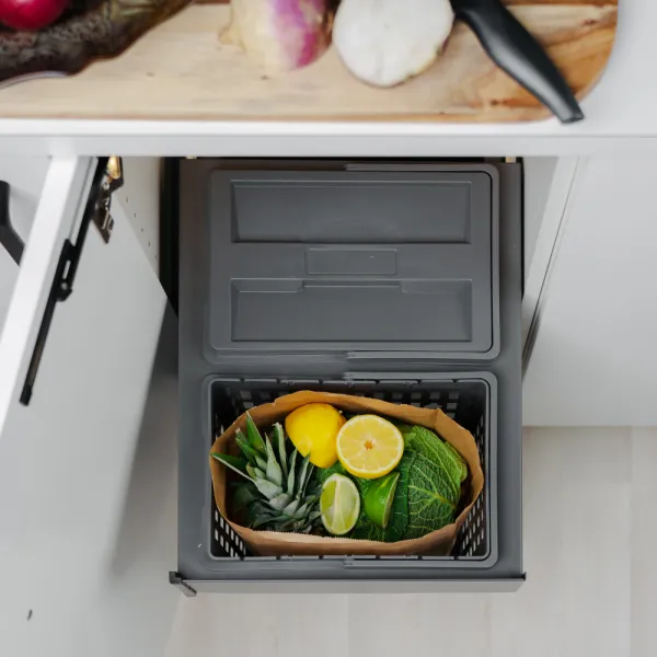 Šiušliadėžė ištraukiama Select Side Eco, MP400mm, antracitas