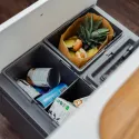 Šiušliadėžė Cube Basic Eco stalčiui, MP600mm, H305mm, antracitas