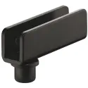 Hinge, for glass/wood constructions, inset mounting, opening angle 110°