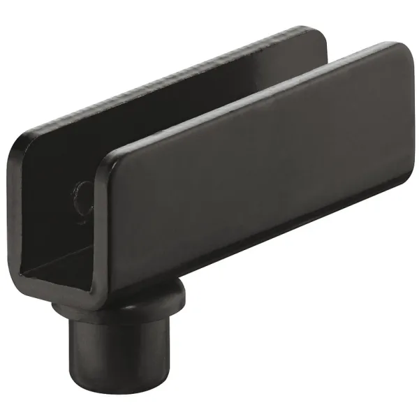 Hinge, for glass/wood constructions, inset mounting, opening angle 110°