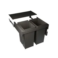 Šiukšliadėžė ištraukiama 580EVO Compact Line, P600mm, G451mm, H485mm, 2x29l, antracitas