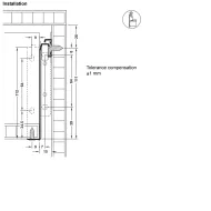 Stalčių šonai METALBOX L270mm, H118mm, balta RAL9010