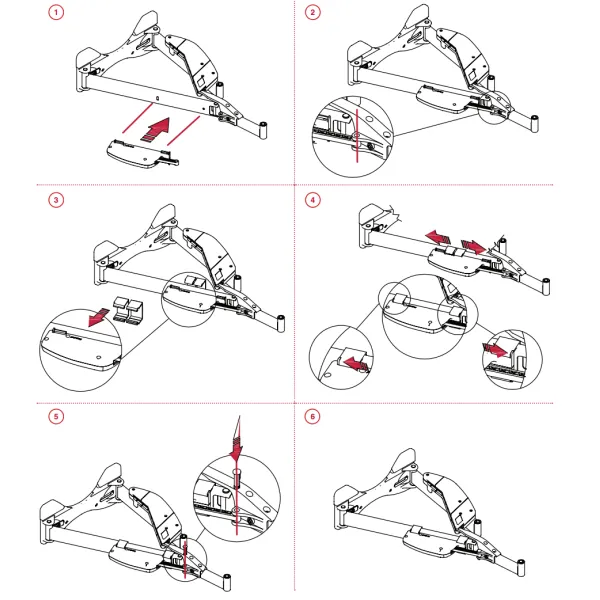 Slopintuvas kampiniam mechanizmui Combi's 2, antracitas