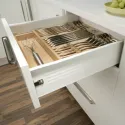 Stalčių šonai METALBOX L270mm, H118mm, balta RAL9010