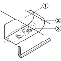 Tube holder, Kesseböhmer Linero, railing system