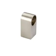Railing holder, matt nickel