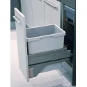 Šiukšliadėžė pilno ištraukimo H420mm, P430mm, 30l pilka