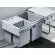 Šiukšliadėžė 3 dalių 1x18l+2x8,5l
