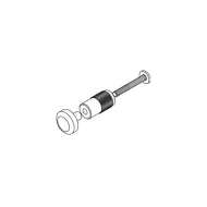 Plug for railing, chrome